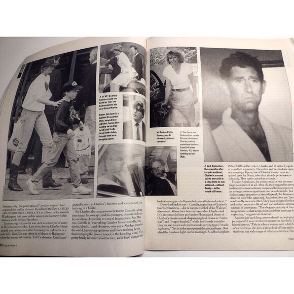 People Magazine July 1991 Princess Diana Prince Charles 10th Anniversary Kennedy - Picture 5 of 7
